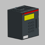 PM581-ARCNET - AC500 CPUs - 256 kB user program - 24 V DC, ARCNET interface, 2 RS232/485, FBP, memory-card Slot,  LCD display
