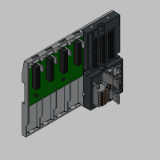 TB5640-2ETH - AC500 V3 CPUs - Terminal base for CPUs / communication modules - 4 slots, 2 ethernet interfaces