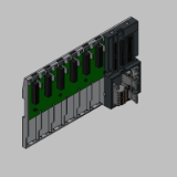 TB5660-2ETH-XC - AC500 V3 CPUs - Terminal base for CPUs / communication modules - 6 slots, 2 ethernet interfaces, eXtreme Conditions